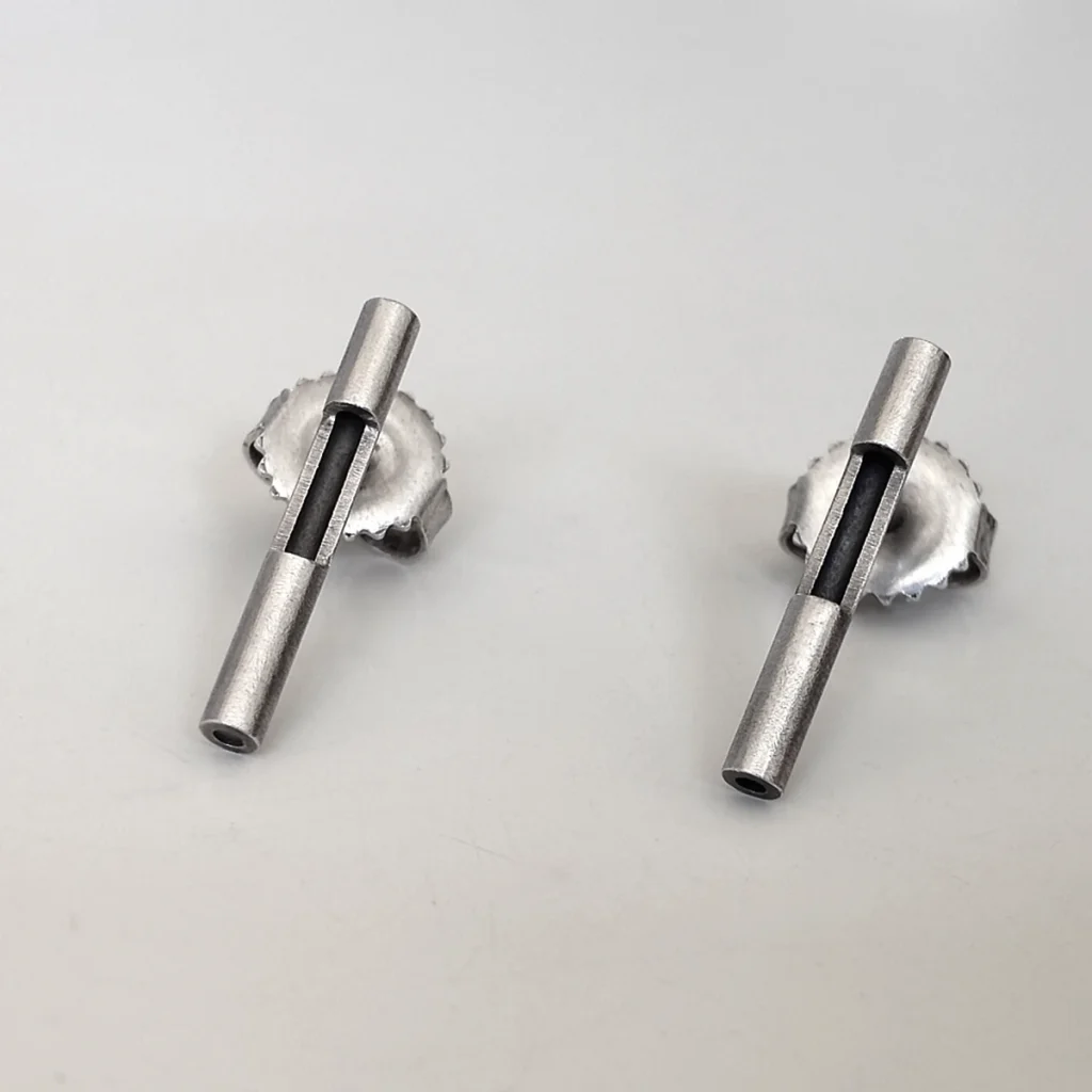 tubed galactica earrings 1