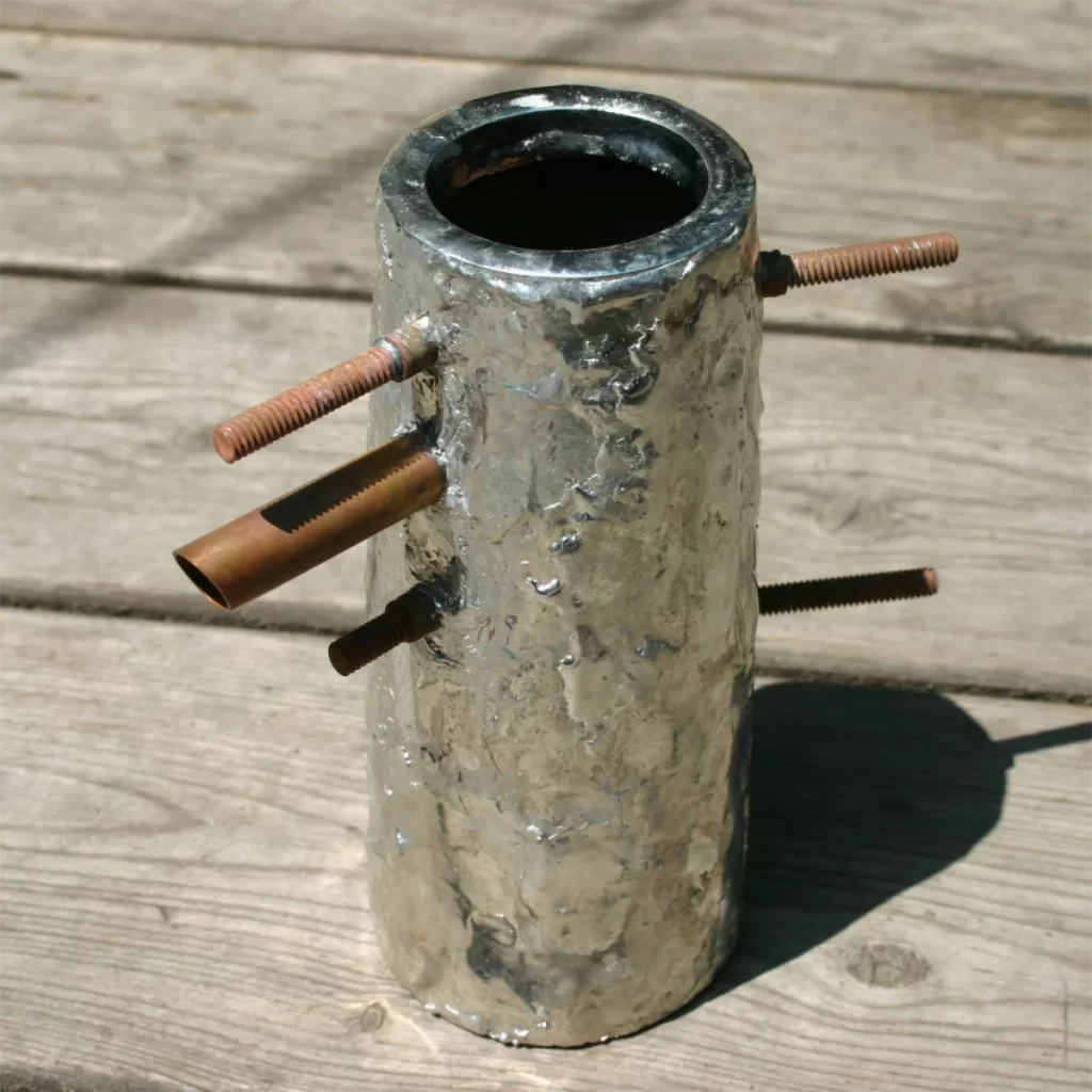 frank gehry homage - pouring vessel construction