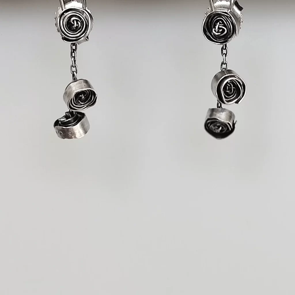 roses are forever earrings