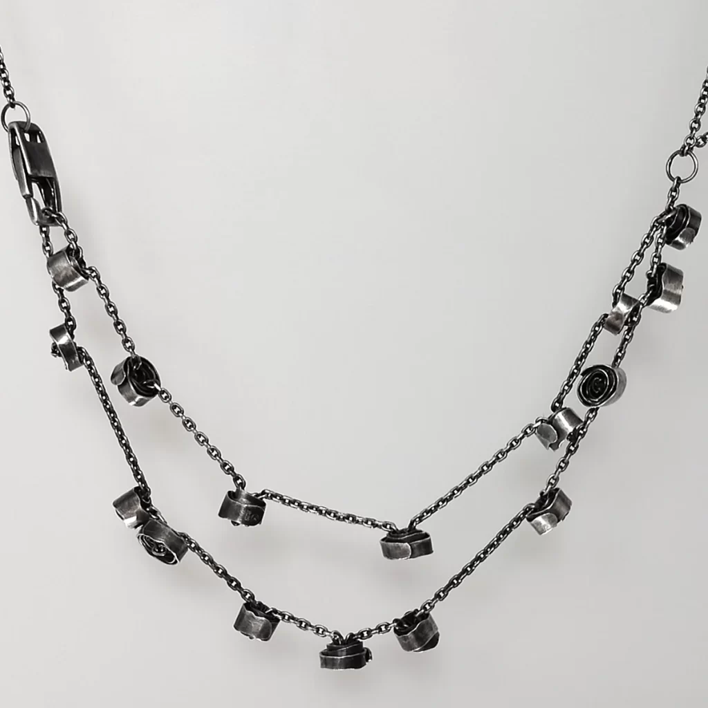 roses are forever necklace