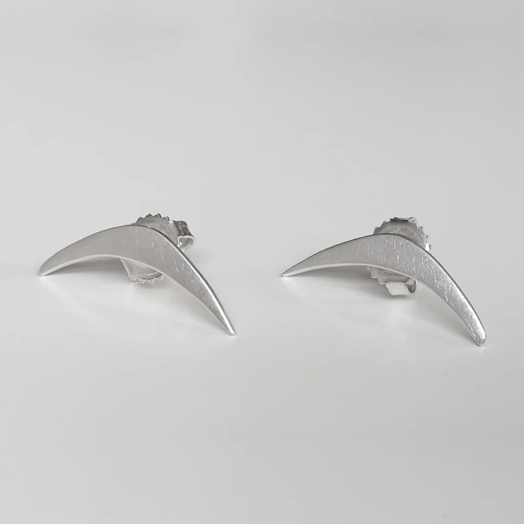 little boomerang earrings