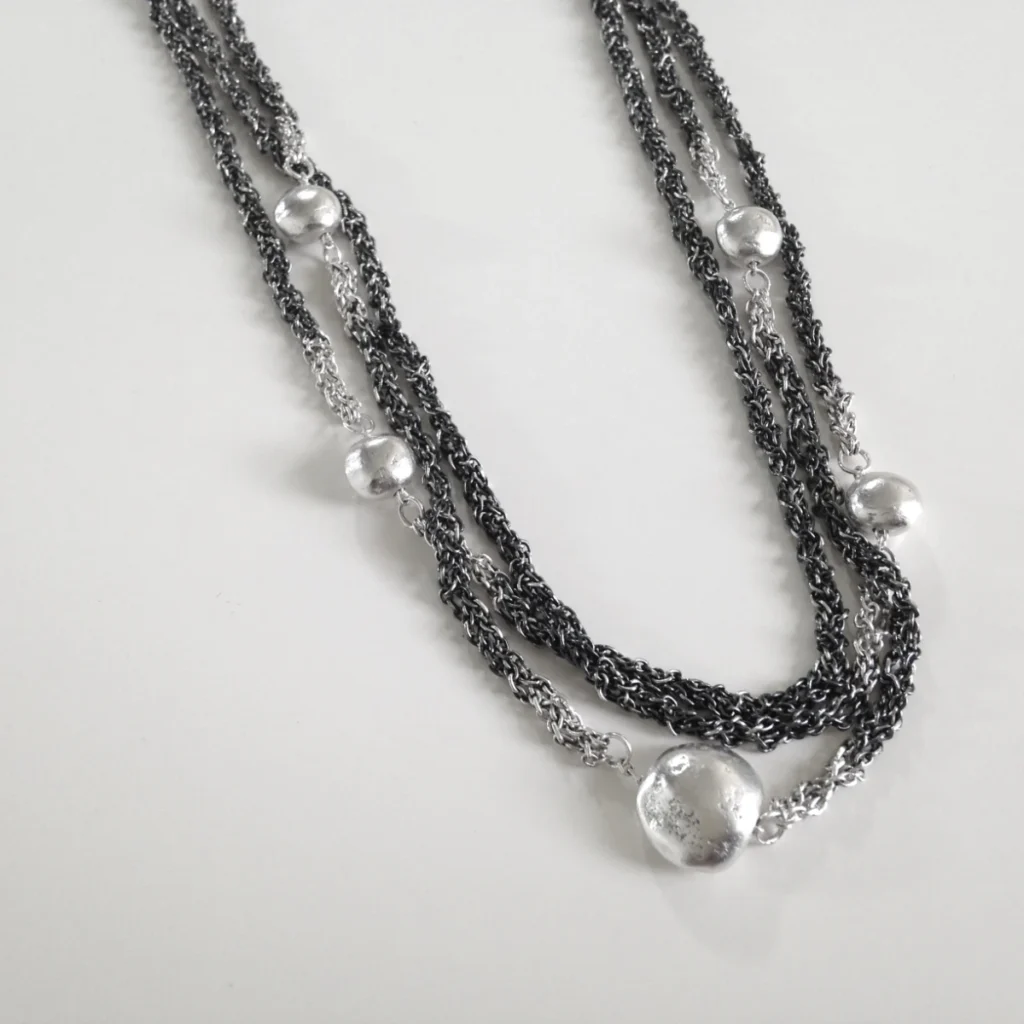 little nuggets necklace closeup