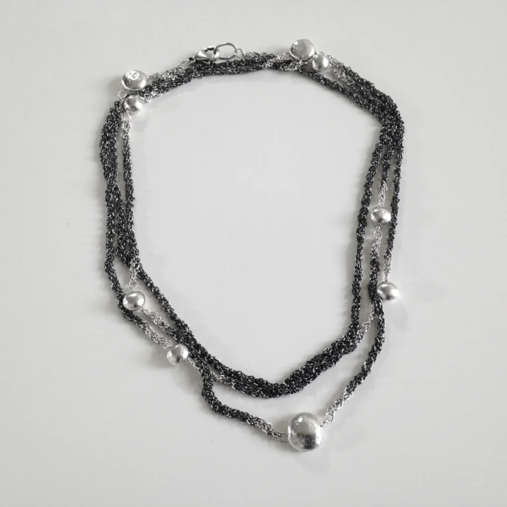 little nuggets necklace tripled