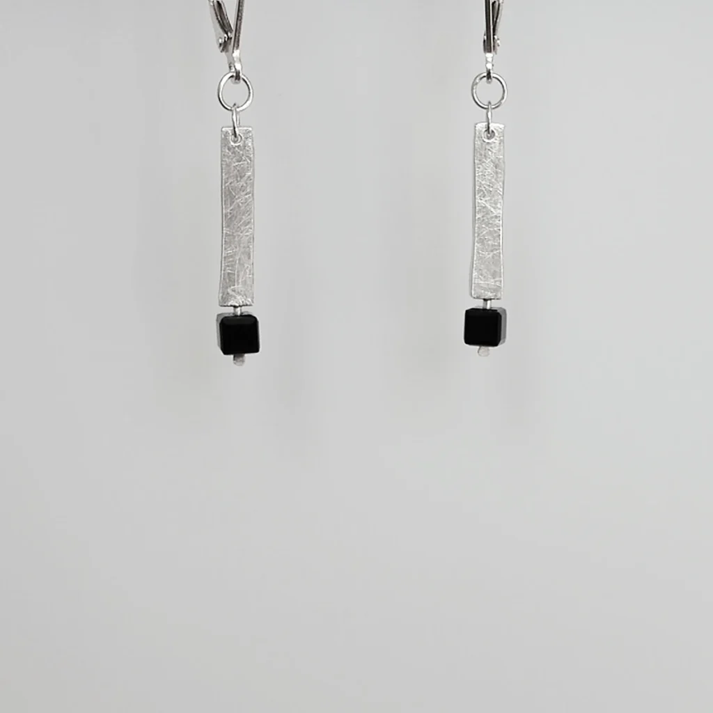 recycled with bling earrings 5