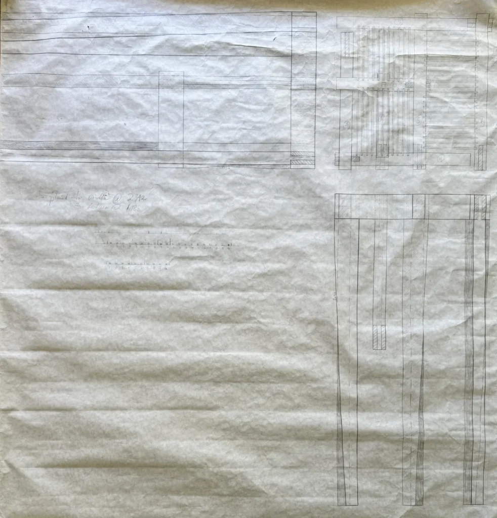 walnut side table draft