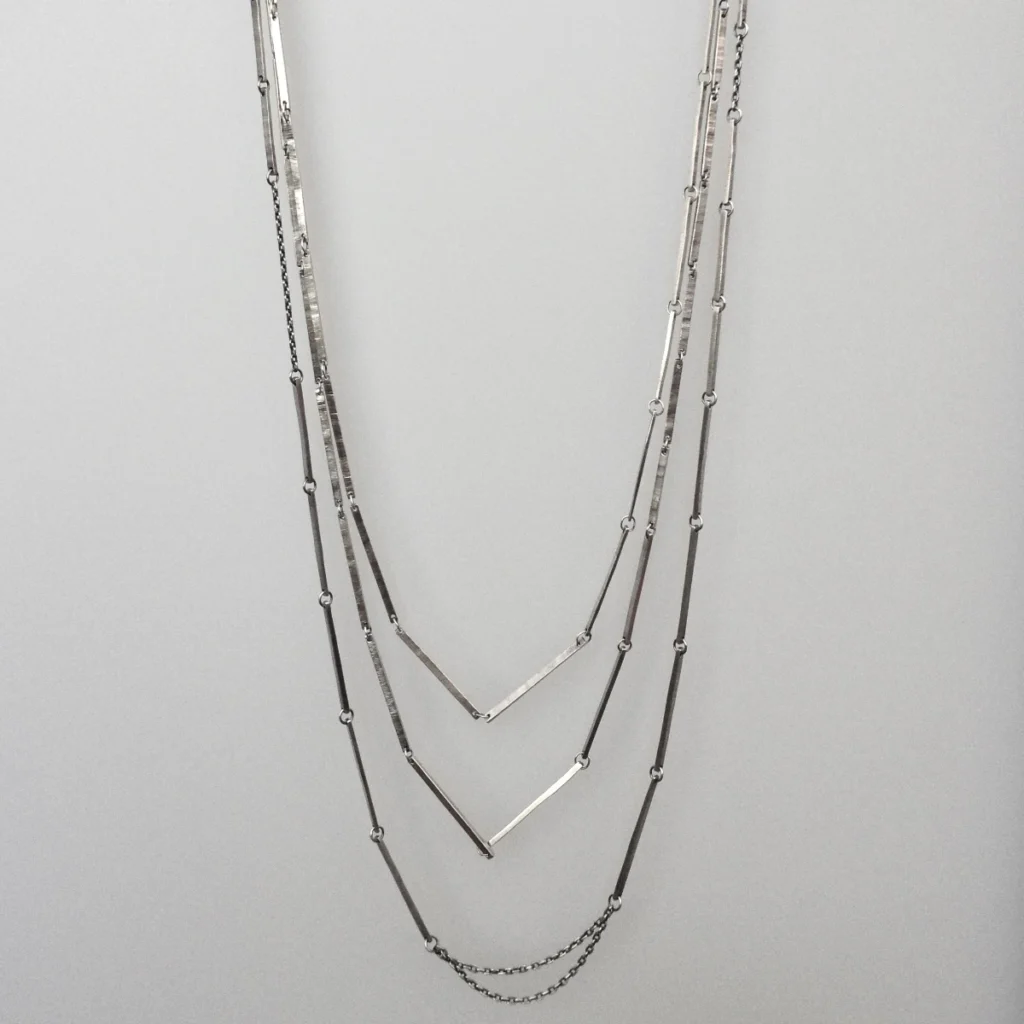 whole lotta silver necklace long