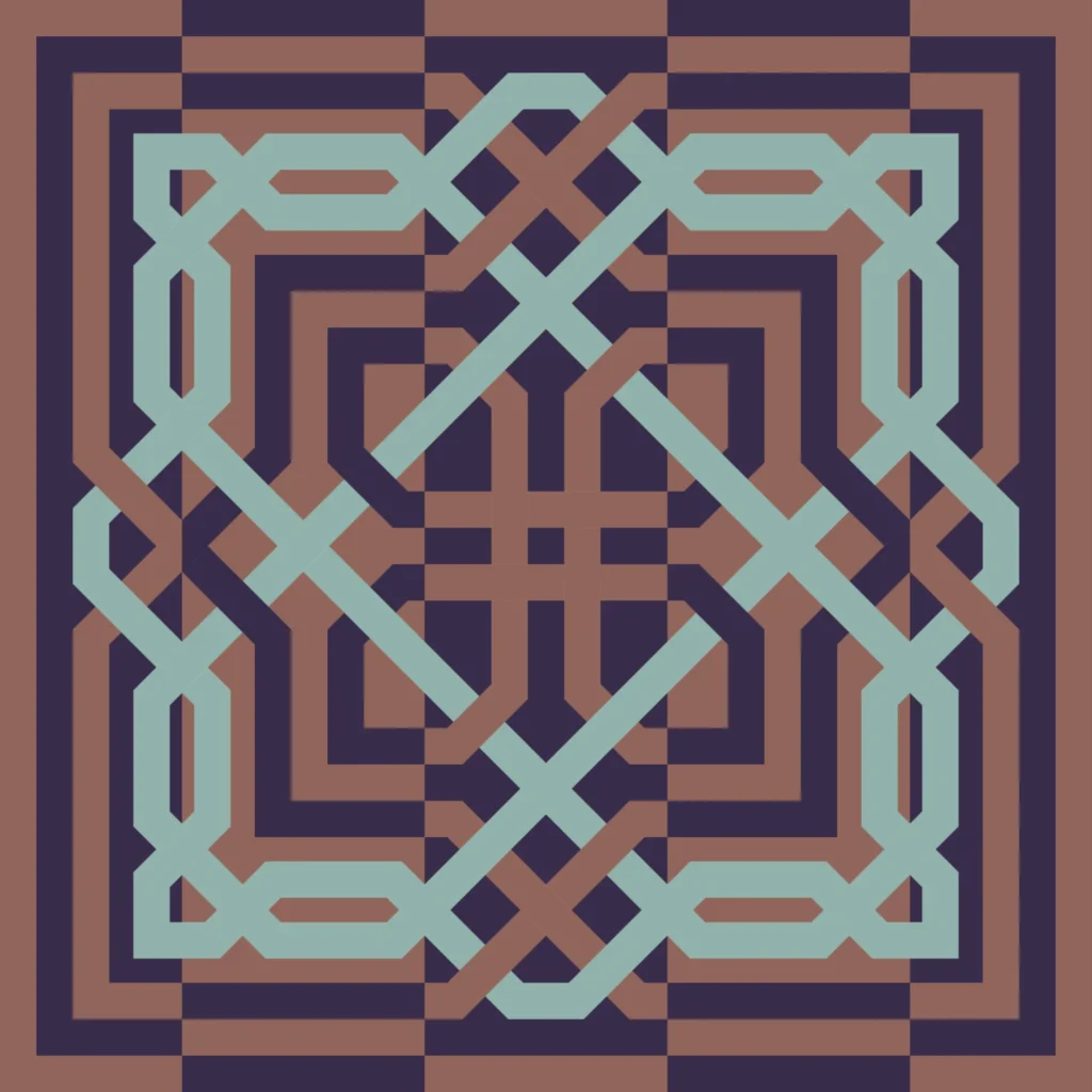 aqua moresque - digital art