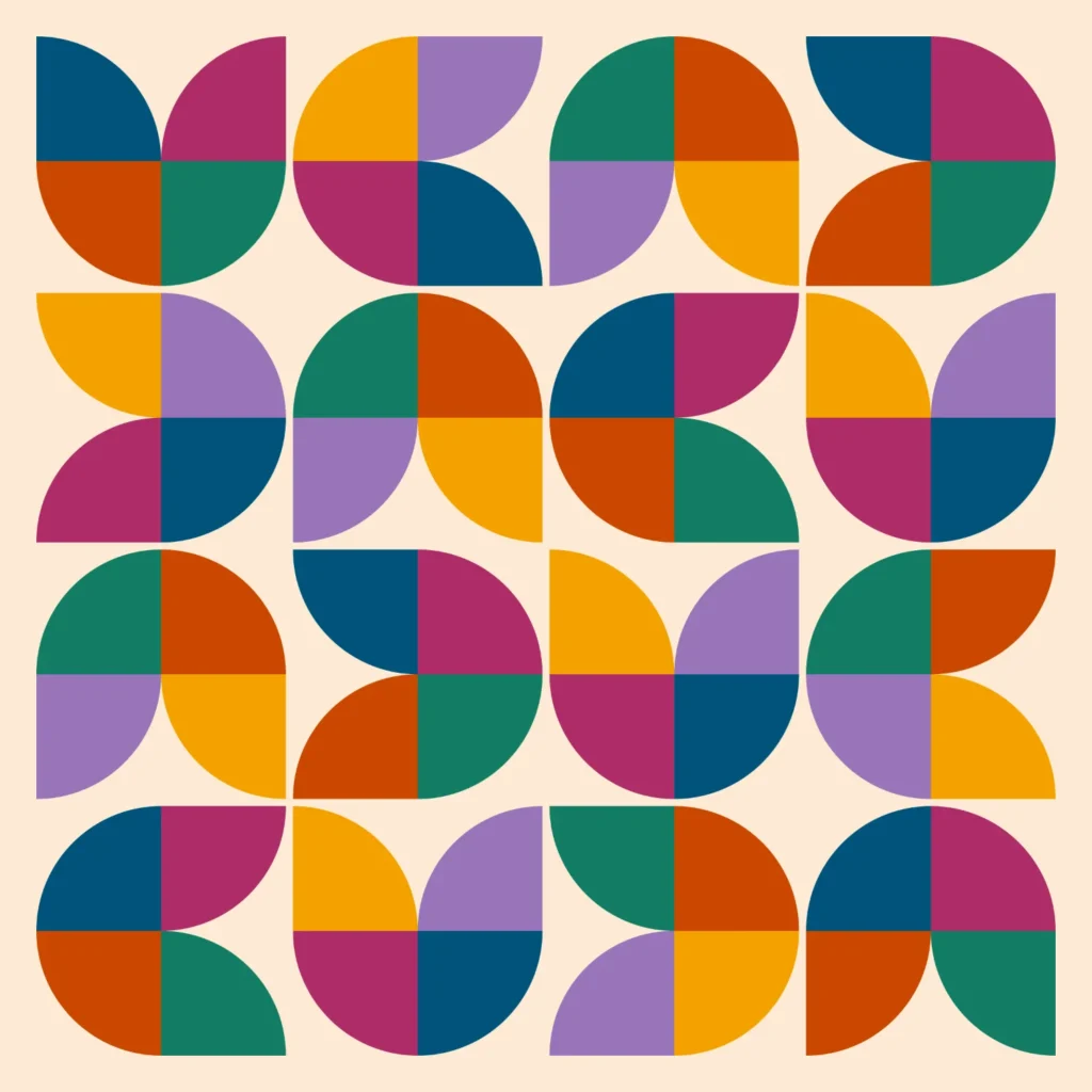 happy tulip pattern - digital art