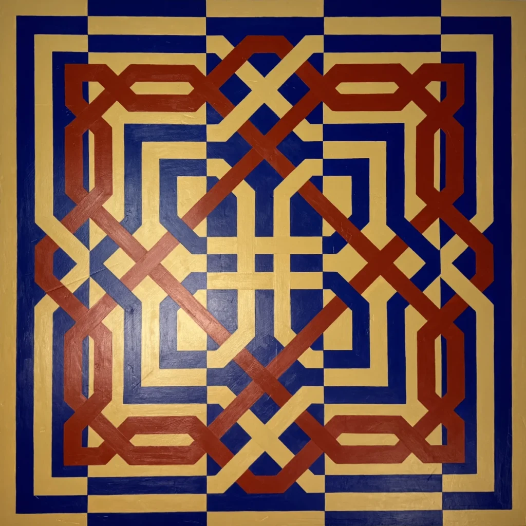 moresque pattern painting