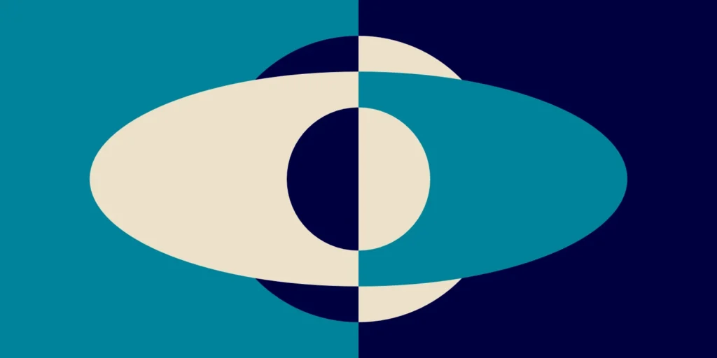 orbital design - blue